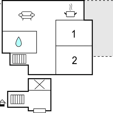 In With Kitchen * Kaštel